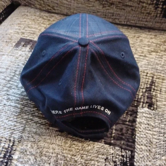 4/$80 New Blue Plaid "CARHA '75 HOCKEY" Cap - Adult O/S - Picture 3 of 8